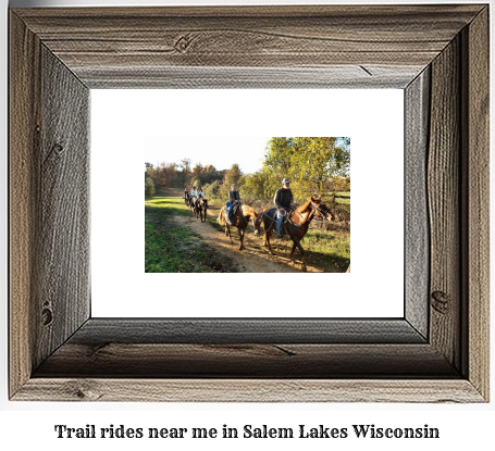 trail rides near me in Salem Lakes, Wisconsin